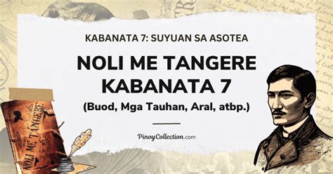 Noli Me Tangere Kabanata 3 (Buod, Mga Tauhan, Aral, atbp.).